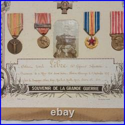 09/25 (CBR373) Diplôme + médailles ancien de la guerre 1914 1918 armée française 09/25 (CBR373) Diplôme + médailles ancien de la guerre 1914 1918 armée française