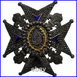 #1156341 Espagne, Ordre de Charles III, Plaque de Grand Officier, Médaille, Ex
