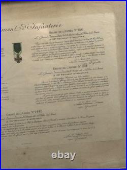 158 Ème Régiment D'infanterie Cité A L'ordre De L'armée Le 10 Novembre 1918