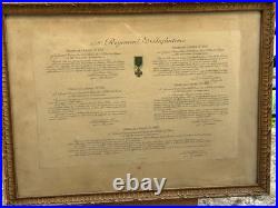 158 Ème Régiment D'infanterie Cité A L'ordre De L'armée Le 10 Novembre 1918