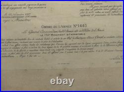 158 Ème Régiment D'infanterie Cité A L'ordre De L'armée Le 10 Novembre 1918