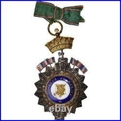 #185407 France, Honneur au Mérite, Médaille, Emaillée, Très bon état, Bronze