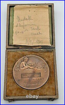 1914/1916 Médaille Bureau de Bienfaisance Nantes attribuée Infirmière TRILLOT C