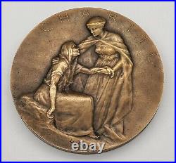 1914/1916 Médaille Bureau de Bienfaisance Nantes attribuée Infirmière TRILLOT C