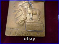 2 médailles bronze Corsica, L. Patriarche, 1pour groupe Ajaccien de Paris