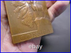 2 médailles bronze Corsica, L. Patriarche, 1pour groupe Ajaccien de Paris