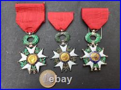 2178/MED Lot de trois médailles de la Légion d'Honneur Lot n° 25