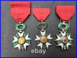 2178/MED Lot de trois médailles de la Légion d'Honneur Lot n° 25