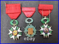 2178/MED Lot de trois médailles de la Légion d'Honneur Lot n° 25