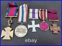 2187/MED Lot de 5 médailles étrangères à identifier Lot n° 25