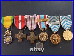2196/MED Lot de 6 médailles Guerre d'Algérie