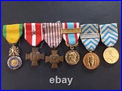 2196/MED Lot de 6 médailles Guerre d'Algérie