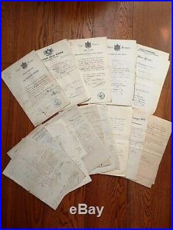 28 Brevets & Lettres Second Empire Al Valore Militare Legion D'honneur Medjidié
