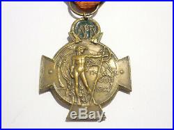 3.11D Médaille militaire belge croix YSER guerre 1914 1918 belgian medal
