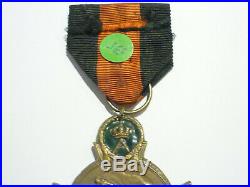 3.11D Médaille militaire belge croix YSER guerre 1914 1918 belgian medal