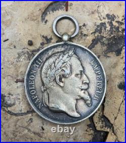 350a ANCIENNE MEDAILLE DES SAPEURS POMPIER 1870