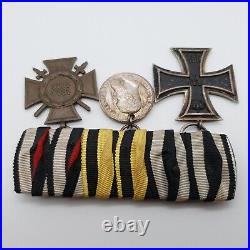 3er De Croix de Fer, Tapferkeitmedaille, Soldat, 1WK (118)