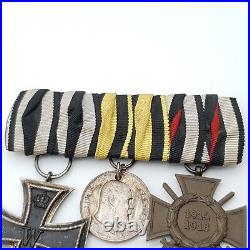 3er De Croix de Fer, Tapferkeitmedaille, Soldat, 1WK (118)