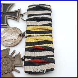 3er De Croix de Fer, Tapferkeitmedaille, Soldat, 1WK (118)