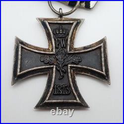 3er De Croix de Fer, Tapferkeitmedaille, Soldat, 1WK (118)