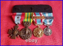 4 Médailles Militaires Algérie / Indochine / Toe / Extrême-orient Bon État