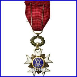 #715610 Belgique, Ordre de la Couronne, Léopold II, Médaille, Excellent Qualit