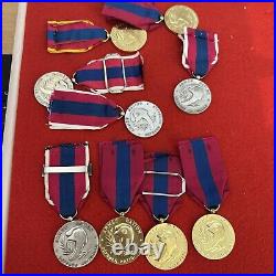 9 Médaille Armée nation défense nationale république Française troupe de marine