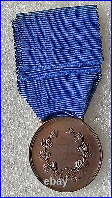 AL VALORE MILITARE bronze POUR LES TROUPES INDIGENES EN AFRIQUE medaille ITALIE