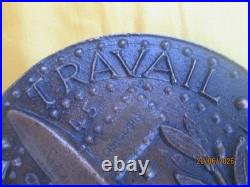 Albert De Jaeger Enorme Medaille En Bronze Modele Sur Aviation