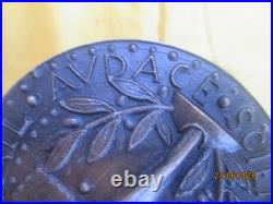 Albert De Jaeger Enorme Medaille En Bronze Modele Sur Aviation