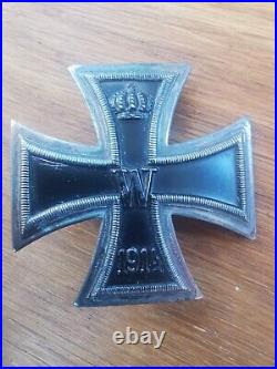 Allemagne Croix De Fer 1ère Classe Argent WWI Première Guerre 1914 P1569