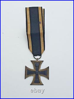 Allemagne Croix de Fer 1914, originale, long ruban