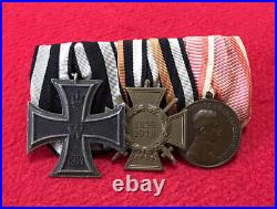 Allemagne. Placard De 3 Médailles Allemandes Et Autrichienne Ww1 /Ordensspange