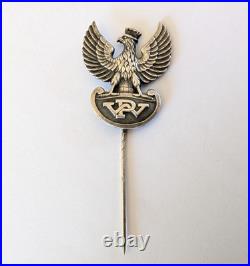 Ancien Insigne Aigle D'officier De L'armée Polonaise En France Polish Badge