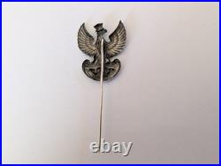 Ancien Insigne Aigle D'officier De L'armée Polonaise En France Polish Badge