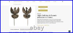 Ancien Insigne Aigle D'officier De L'armée Polonaise En France Polish Badge