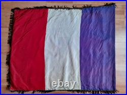 Ancien drapeau étendart militaire France fédération sous officiers Maroc 1900