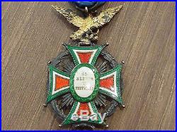 Ancienne médaille militaire ordre notre Dame de Guadalupe Mexique Napoléon