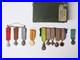 Ancienne-serie-de-10-Medailles-miniatures-reductions-dont-deux-broches-militaire-01-qqli