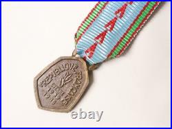 Ancienne série de 10 Médailles miniatures réductions dont deux broches militaire