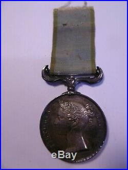 Angleterre Médaille de Crimée 1854 Attribuée Named Crimea 1854 Medal