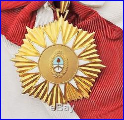 Argentine Ordre du Mérite, ensemble de grand croix