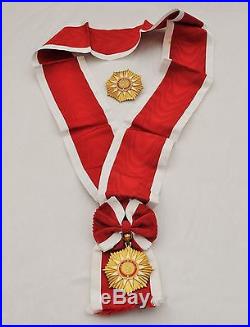 Argentine Ordre du Mérite, ensemble de grand croix