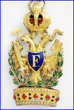 Autriche, Austro Ordre Chevalier Fer Couronne 3te Classe Avec Kd, Merveilleux