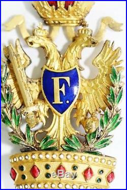 Autriche, Austro Ordre Chevalier Fer Couronne 3te Classe Avec Kd, Merveilleux