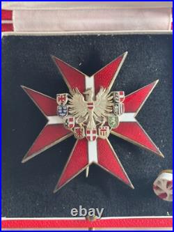 Autriche Ordre Du Mérite De La République Plaque D'officier Avec Écrin