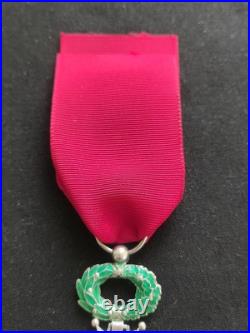 BELLE LÉGION D'HONNEUR CHEVALIER ORDONNANCE 1870 3e RÉPUBLIQUE ARGENT ET VERMEIL