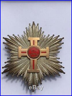 BOC3 Superbe plaque ordre de la croix de FRANCE french medal