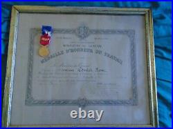 BREVET DE SPECIALITE TIREUR GRENADIER classé 1921. RARE INSIGNE NANCY