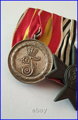 Baden la Prusse 3er Médailles Barrette Service 3. Classe
